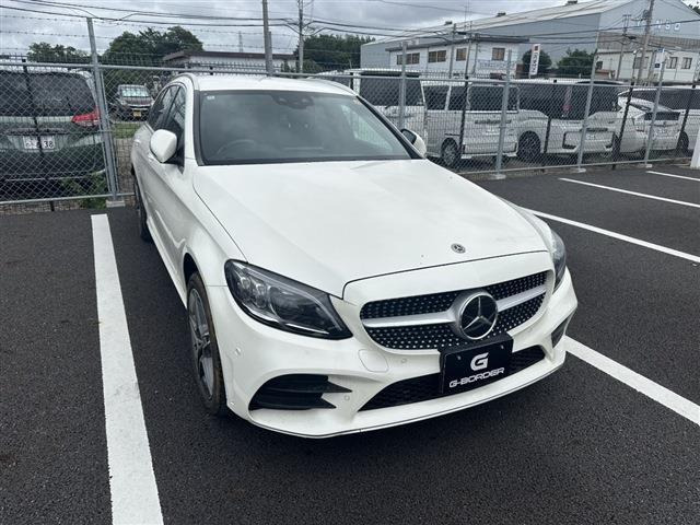Cクラスワゴン C200 4マチック アバンギャルド AMGライン 4WD 禁煙車 ブルメスターサ...