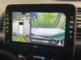【アラウンドビューモニター】専用のカメラにより、上から見下ろしたような視点で360度クルマの周囲を確認することができます☆死角部分も確認しやすく、狭い場所での切り返しや駐車もスムーズに行えます。