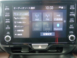 オーディオソースはご覧の通りです。Bluetoothを搭載しています。スマホと連動させると音楽等楽しむことが出来ます。