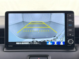 リアカメラ付で、後方をナビ画面で確認。車庫入れも安心です。もちろん、バックギアと連動しています。