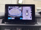 カメラで映した周囲の映像をナビゲーション画面に表示し、ドライバーの死角を減らすことで運転負荷を軽減するマルチビューカメラシステム装備です!