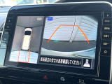 【アラウンドビューモニター】専用のカメラにより、上から見下ろしたような視点で360度クルマの周囲を確認することができます☆死角部分も確認しやすく、狭い場所での切り返しや駐車もスムーズに行えます。