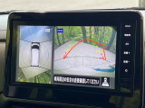 【アラウンドビューモニター】専用のカメラにより、上から見下ろしたような視点で360度クルマの周囲を確認することができます☆死角部分も確認しやすく、狭い場所での切り返しや駐車もスムーズに行えます。