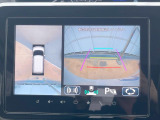 【全方位モニター用カメラ】専用のカメラにより、上から見下ろしたような視点で360度クルマの周囲を確認することができます☆死角部分も確認しやすく、狭い場所での切り返しや駐車もスムーズに行えます。