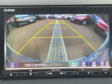 車庫入れ時に安心のバックカメラがついています。