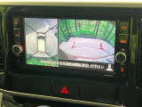 【アラウンドビューモニター】専用のカメラにより、上から見下ろしたような視点で360度クルマの周囲を確認することができます☆死角部分も確認しやすく、狭い場所での切り返しや駐車もスムーズに行えます。