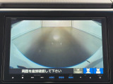 リアカメラ付で、後方をナビ画面で確認。車庫入れも安心です。もちろん、バックギアと連動しています。