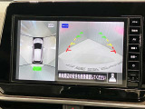 【アラウンドビューモニター】車を上から見下ろしているかのような映像で周囲の状況がひと目で確認、狭い駐車場に駐車するときも安心です♪♪障害物などがあると警告音がなりますので安心して駐車が出来ます★