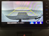 バックでの車庫入れも安心です!リアカメラが付いているバックモニター付のナビを装備しております。操作線もついており距離感も画面から確認できます。