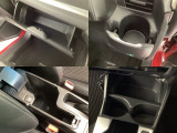 収納スペースや、ドリンクホルダーもついています。長距離ドライブで活躍する必需品ですね♪