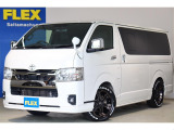 【厳選中古】令和4年 ハイエースバン ダークプライムⅡ ディーゼル2WD モデリスタ TRD ローダウン 新品17インチAW/ナスカータイヤ付き☆