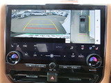 (全周囲モニター)車を上から見たような映像で死角もバッチリ確認できます。