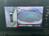 まるでお車を真上から見下ろしたかのような映像をナビに映し出してくれますので狭い駐車場でも周囲を確認する事が出来ますので非常に安心です♪