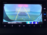 バックでの車庫入れも安心です!リアカメラが付いているバックモニター付のナビを装備しております。操作線もついており距離感も画面から確認できます。