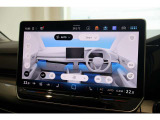 独立型エアコンです。運転席、助手席でそれぞれ快適な温度設定が行えます。