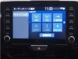 オーディオ選択画面です。AM・FM・Bluetooth対応しております!