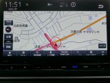 ホンダ純正ナビGathers(LXM-247VFLi)を搭載。知らない、初めての道でも安心です。