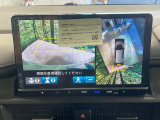 【マルチビューカメラシステム】専用のカメラにより、上から見下ろしたような視点で360度クルマの周囲を確認することができます☆死角部分も確認しやすく、狭い場所での切り返しや駐車もスムーズに行えます。
