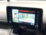 【パノラミックビューモニター】専用のカメラにより、上から見下ろしたような視点で360度クルマの周囲を確認することができます☆死角部分も確認しやすく、狭い場所での切り返しや駐車もスムーズに行えます。
