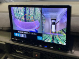 【マルチビューカメラシステム】専用のカメラにより、上から見下ろしたような視点で360度クルマの周囲を確認することができます☆死角部分も確認しやすく、狭い場所での切り返しや駐車もスムーズに行えます。