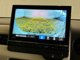 【バックカメラ】リバースにするだけで映ります、後方の安全確認や、狭い駐車場での車庫入れ、雨の日や夜間など視界の悪い時に便利です!安全にバックする為には欠かせない装備です。