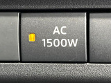【1500Wアクセサリーコンセント】消費電力1500Wまでの家電が使えます。キャンプやスポーツ・アウトドアでのアクティビティはもちろん、災害・停電の際に大活躍♪