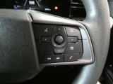 音量など車両情報を手元で操作できるハンドルスイッチ付き。