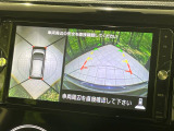 【アラウンドビューモニター】専用のカメラにより、上から見下ろしたような視点で360度クルマの周囲を確認することができます☆死角部分も確認しやすく、狭い場所での切り返しや駐車もスムーズに行えます。