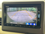 【バックカメラ】駐車時に後方がリアルタイム映像で確認できます。大型商業施設や立体駐車場での駐車時や、夜間のバック時に大活躍!運転スキルに関わらず、今や必須となった装備のひとつです!