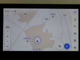 ナビゲーション付き。タッチパネル式で使いやすく、お出かけもラクラクです。