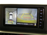 パノラミックビューモニター付きです。車両を上から見たような映像を画面に表示。運転席からの目視だけでは見にくい、車両周辺の状況をリアルタイムでしっかり確認できます。