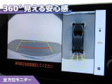 フロントモニター・サイドモニター・バックモニターを使用し、車を上から見たような映像で駐車が出来ます!