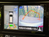 【アラウンドビューモニター】専用のカメラにより、上から見下ろしたような視点で360度クルマの周囲を確認することができます☆死角部分も確認しやすく、狭い場所での切り返しや駐車もスムーズに行えます。