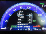 【トヨタセーフティーセンス】トヨタの安全装備です。衝突被害軽減ブレーキシステム、車線逸脱予防機能、オートマチックハイビームが付いています。