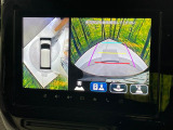 【全方位モニター用カメラ】専用のカメラにより、上から見下ろしたような視点で360度クルマの周囲を確認することができます☆死角部分も確認しやすく、狭い場所での切り返しや駐車もスムーズに行えます。