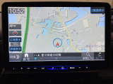 SDナビ付きです。フルセグでテレビも見れて、CD・DVDの再生もできます。品番アルパインXF11NX