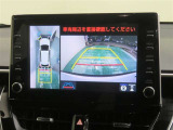 パノラミックビューモニター搭載。カメラで車両周囲の状況を映し出すため、狭い場所での駐車などに役立ちます。