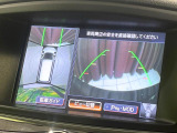 【アラウンドビューモニター】専用のカメラにより、上から見下ろしたような視点で360度クルマの周囲を確認することができます☆死角部分も確認しやすく、狭い場所での切り返しや駐車もスムーズに行えます。