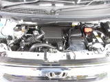 自慢のエンジンはパワードbyHONDAです。精度とバランスにこだわって、低回転からスムースなパワーを発揮します。