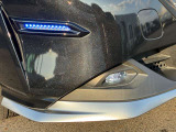 青く光る専用シグネチャーLED。フォグランプはもちろんLEDです。