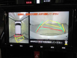 パノラミックビューモニター付きです。車両を上から見たような映像をディスプレイオーディオ画面に表示。運転席からの目視だけでは見にくい、車両周辺の状況をリアルタイムでしっかり確認できます。