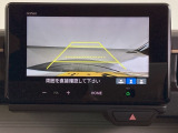 便利な3ビュー切り替え、ガイド線表示付きのバックカメラです。後退時、後方の視界をサポートします