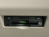 ETC車載器付きです。高速道路の料金所もスムーズに通過できます。