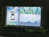 【アラウンドビューモニター】専用のカメラにより、上から見下ろしたような視点で360度クルマの周囲を確認することができます☆死角部分も確認しやすく、狭い場所での切り返しや駐車もスムーズに行えます。