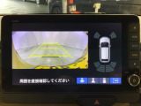 リアカメラ付で、後方をナビ画面で確認。車庫入れも安心です。もちろん、バックギアと連動しています。