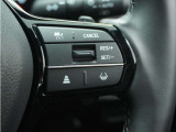 ◆アダプティブクルーズコントロール◆予め設定した車速内でクルマが自動的に加減速。前走車との適切な車間距離を維持しながら追従走行します。【LKAS】車線維持支援システムでステアリング操作を支援。