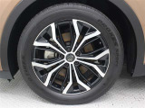 19インチアルミホイール(切削光輝+ブラック塗装)を装着しています。タイヤサイズ225/55R19