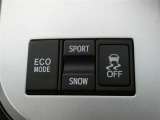 横滑り防止装置付き。ぬかるんだ道や雪道でタイヤが空転するときは、SW、OFFで試みてください。