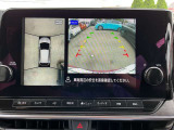 アラウンドビューモニター装備です 上から見たイメージで駐車出来ます