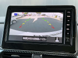 バックカメラ単体でも映し出すことが可能です!